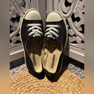 Converse Black Canvas Slip-On Shoes